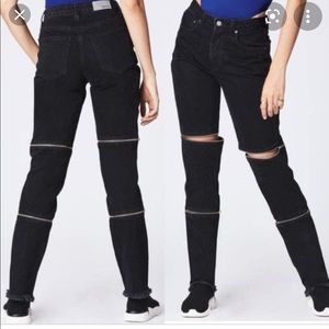 Carmar Denim Black Juliet Zipper Jeans